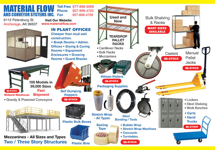 Material Flow & Conveyor Systems, Inc. Advertisement