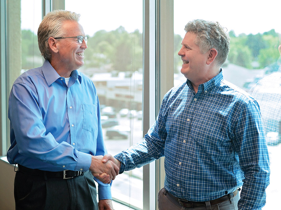 RESPEC CEO Todd Kenner (LEFT) and Matt Emerson, former President of PDC and now senior VP of Infrastructure at RESPEC (RIGHT)