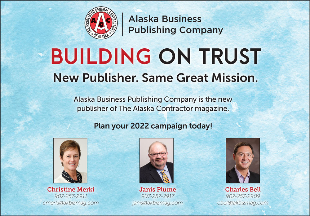 Alaska Contractor Magazine Advertisement