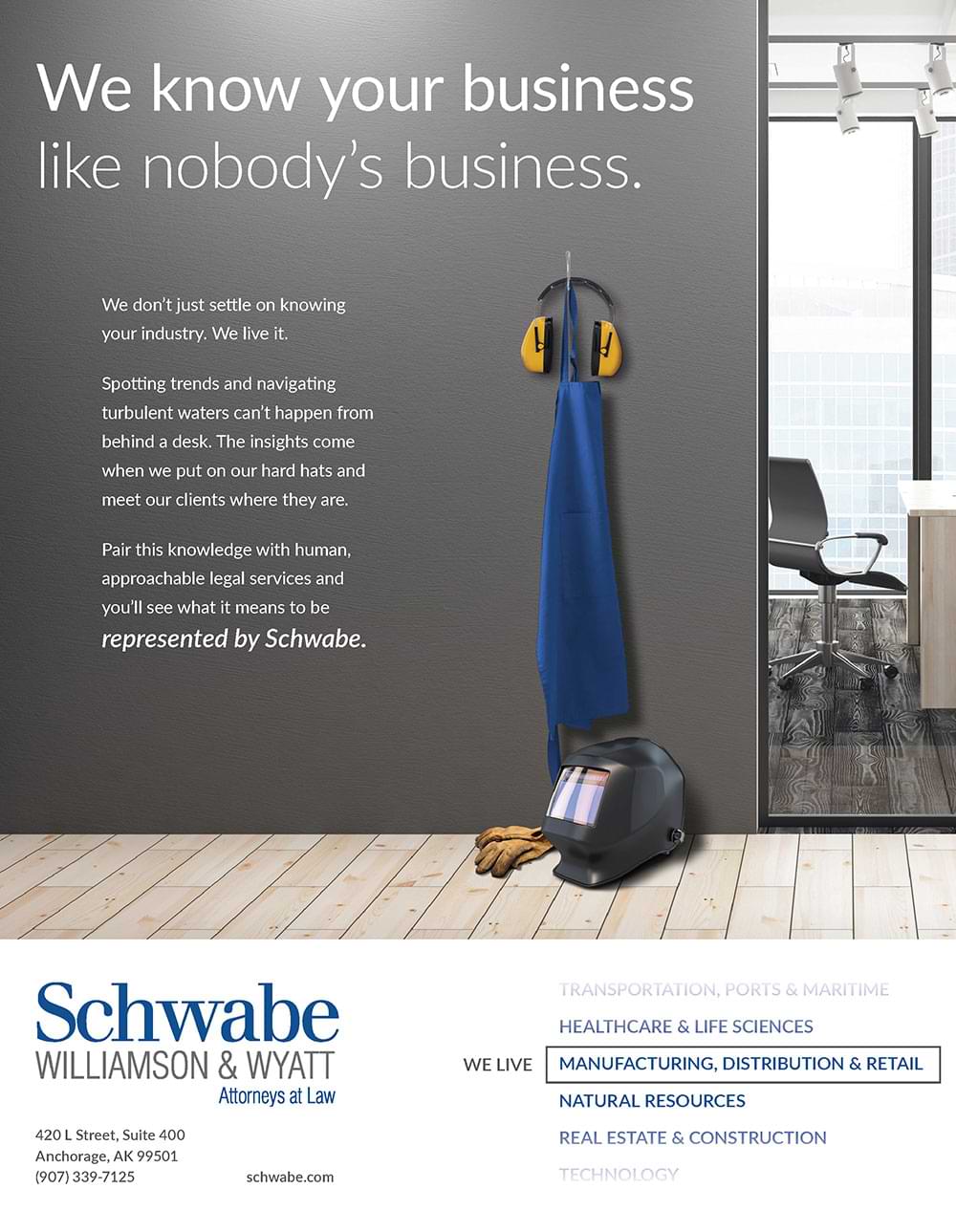 Schwabe Williamson & Wyatt Advertisement