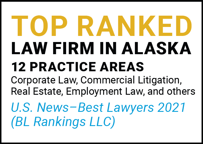 Top Ranked Law Firm in Alaska