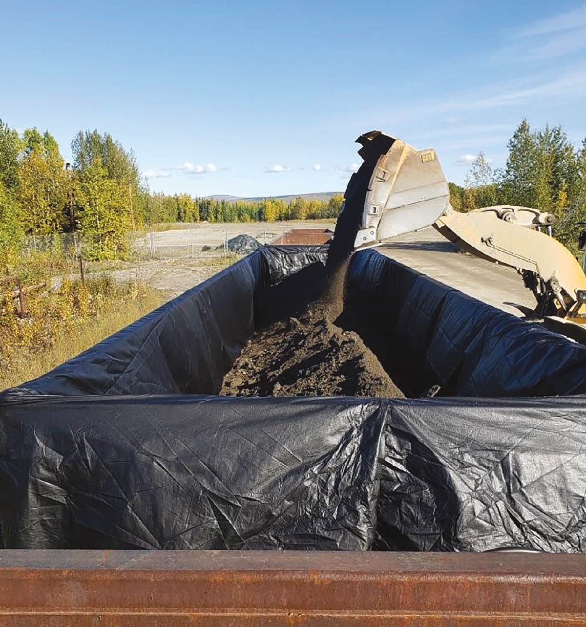 Cleaning the ground soil