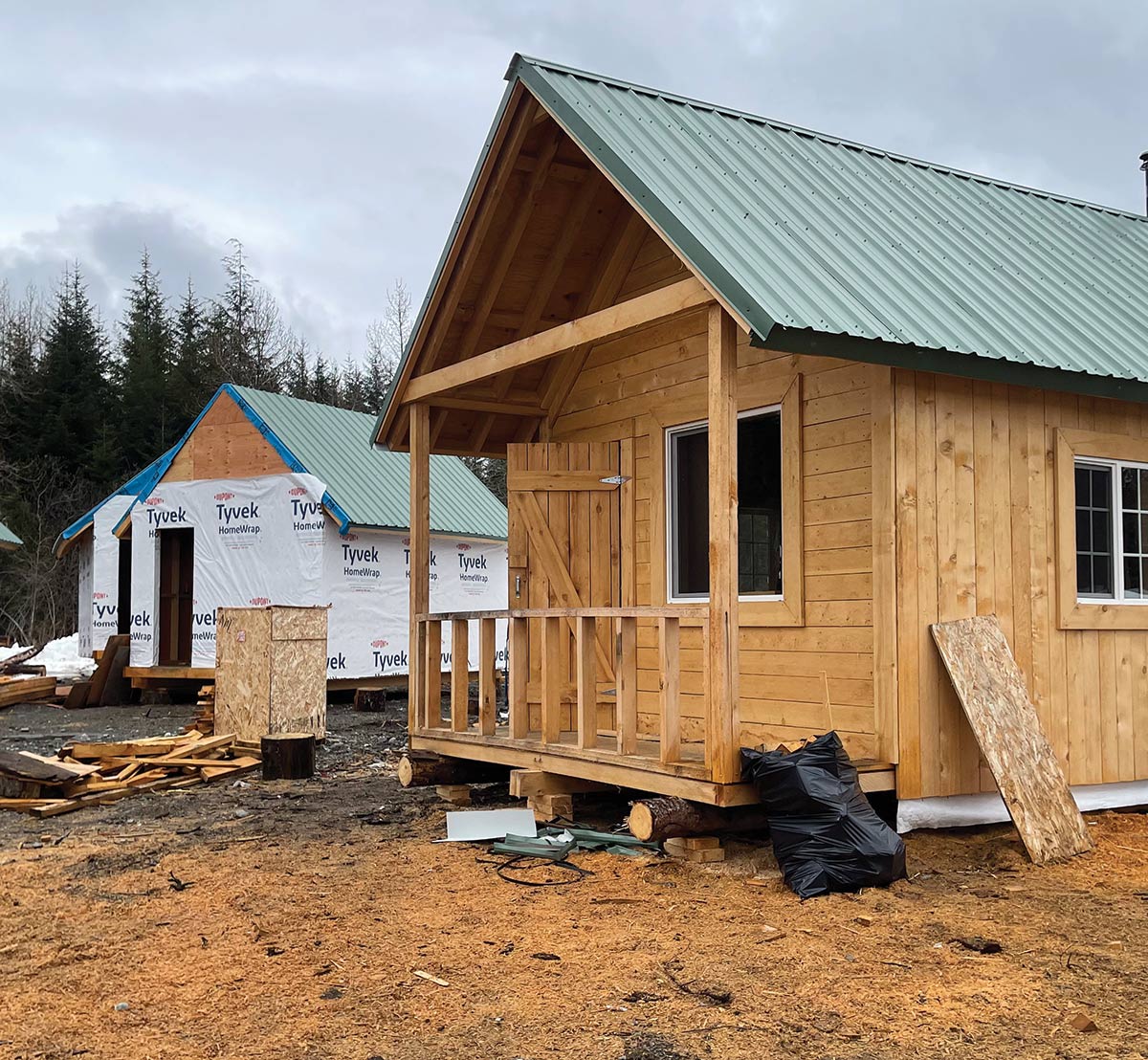 six tiny homes built by Yak Timber