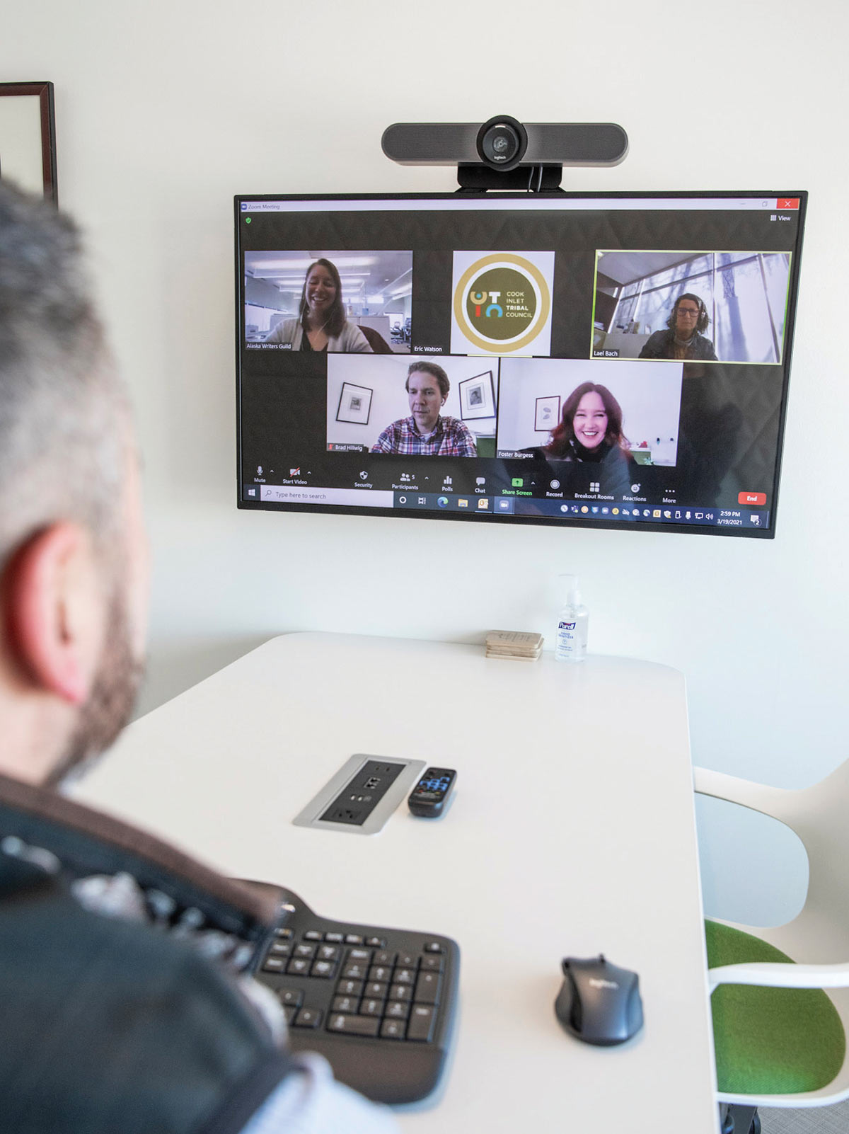 CITC adapting and doing a video call with multiple people