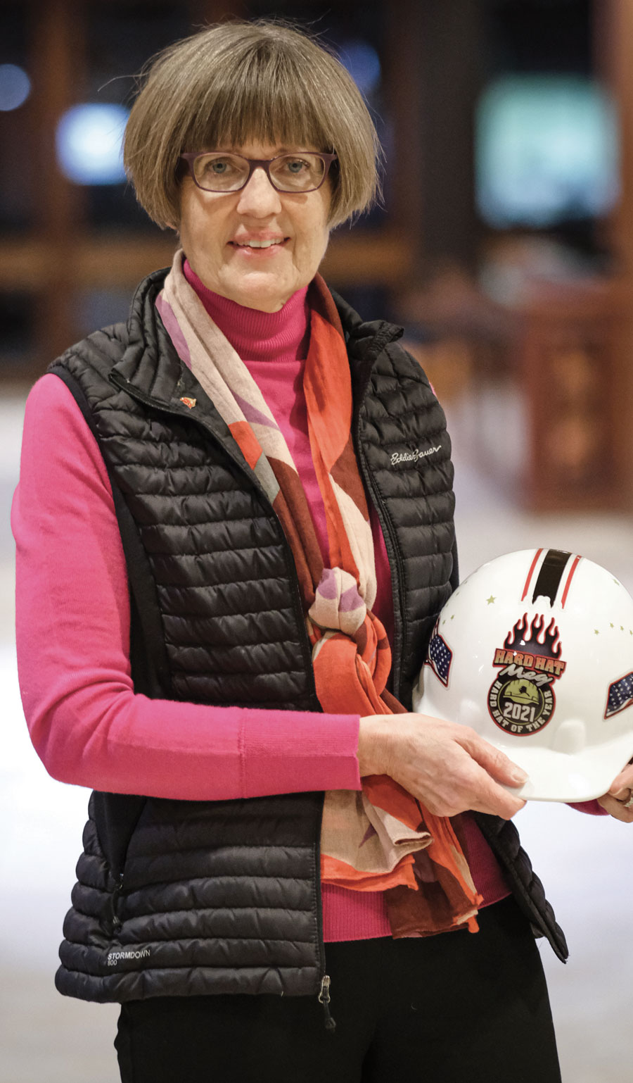 Hard Hat 2021 winner Meg Nordale, president of GHEMM Company in Fairbanks.