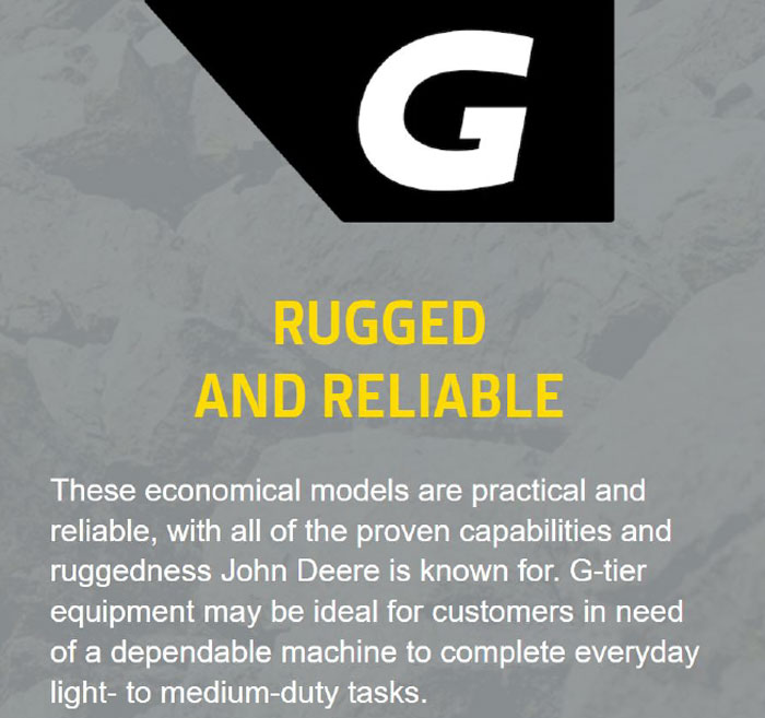 G: Rugged and Reliable