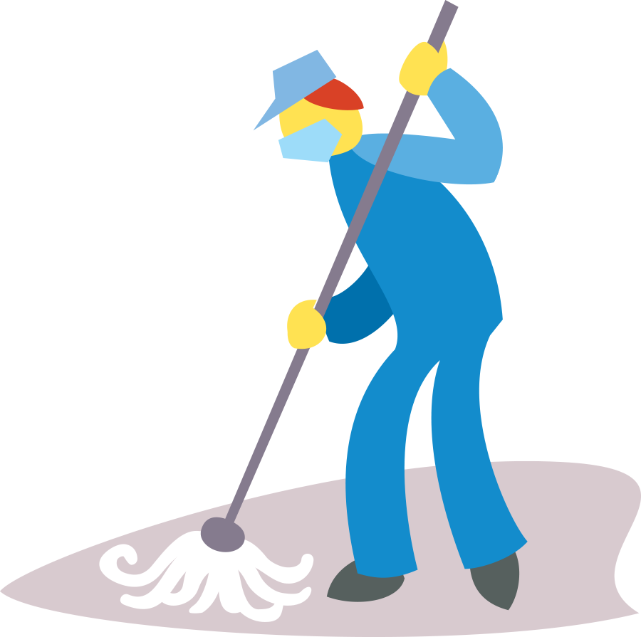 Illustration of janitor