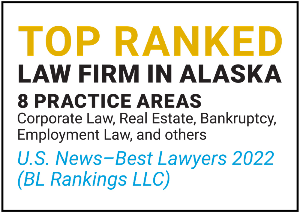 Top Ranked Law Firm in Alaska