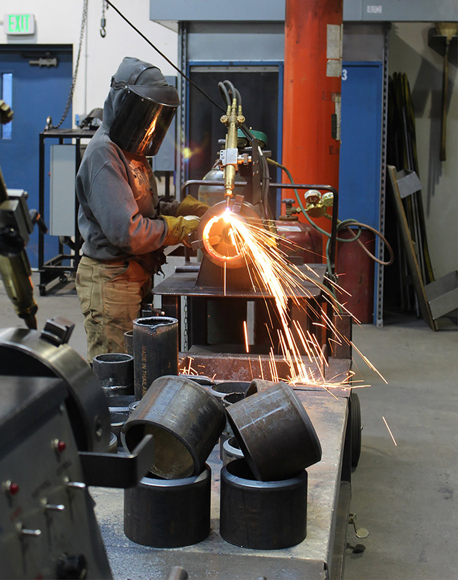 Training welders was one of the core missions of Alaska Vocational Technical Center when it was established shortly after the discovery of oil at Prudhoe Bay