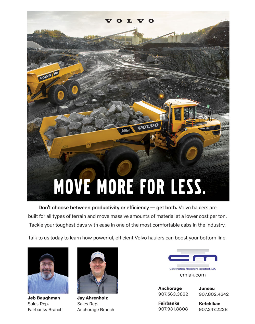 Construction Machinery Industrial LLC Advertisement