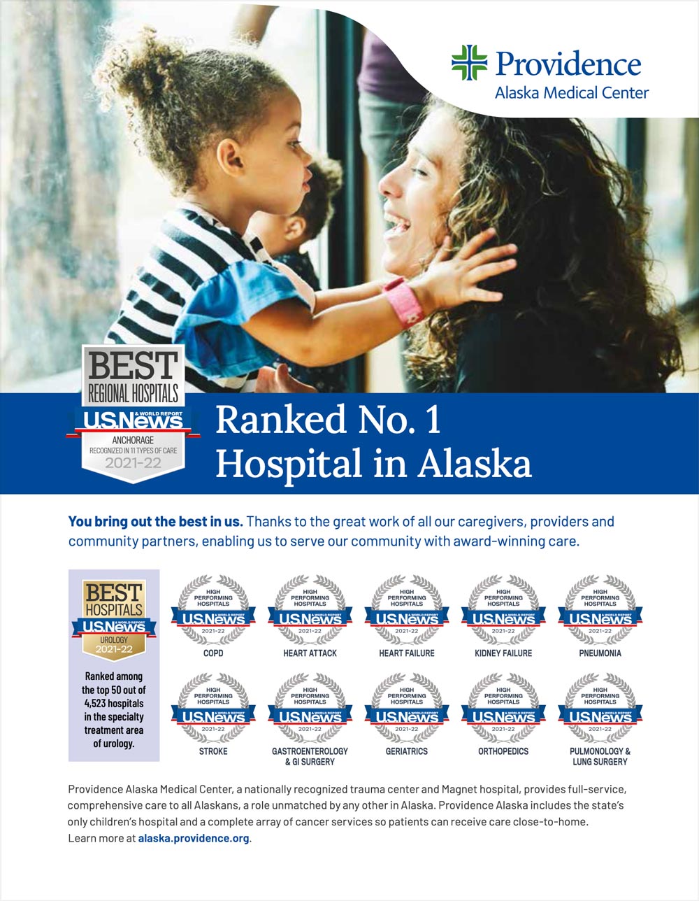 Providence Health & Services Alaska Advertisement