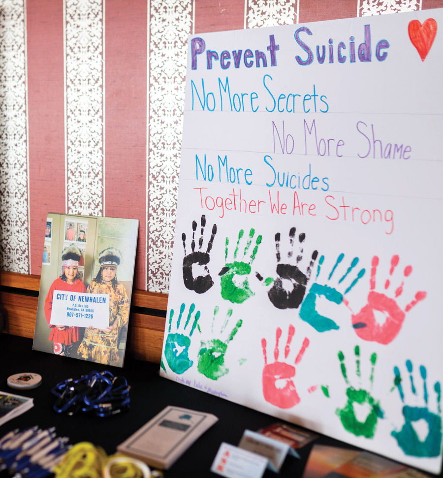 Suicide prevention booth