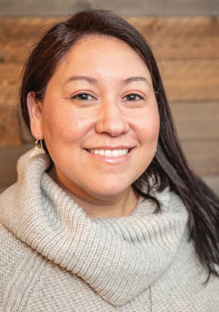 A headshot portrait photograph of Dr. Pearl K. Brower smiling (President and CEO at Ukpeaġvik Iñupiat Corporation)