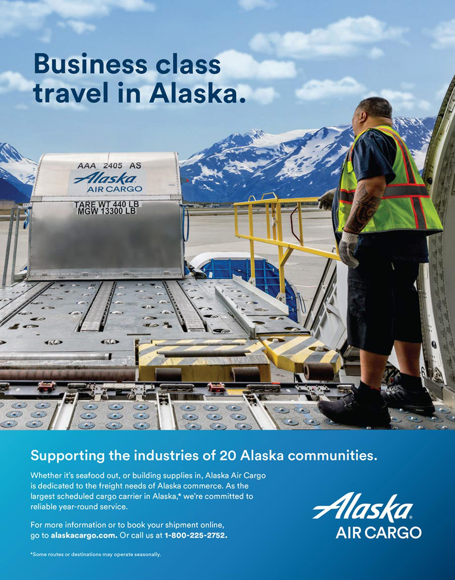 Alaska Air Cargo Advertisement