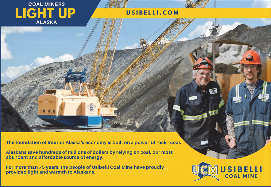 Usibelli Coal Mine Advertisement