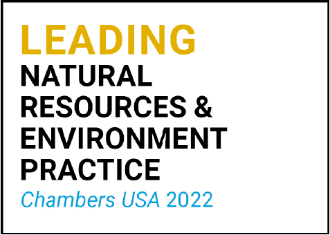 Leading natural resources & environment practice box