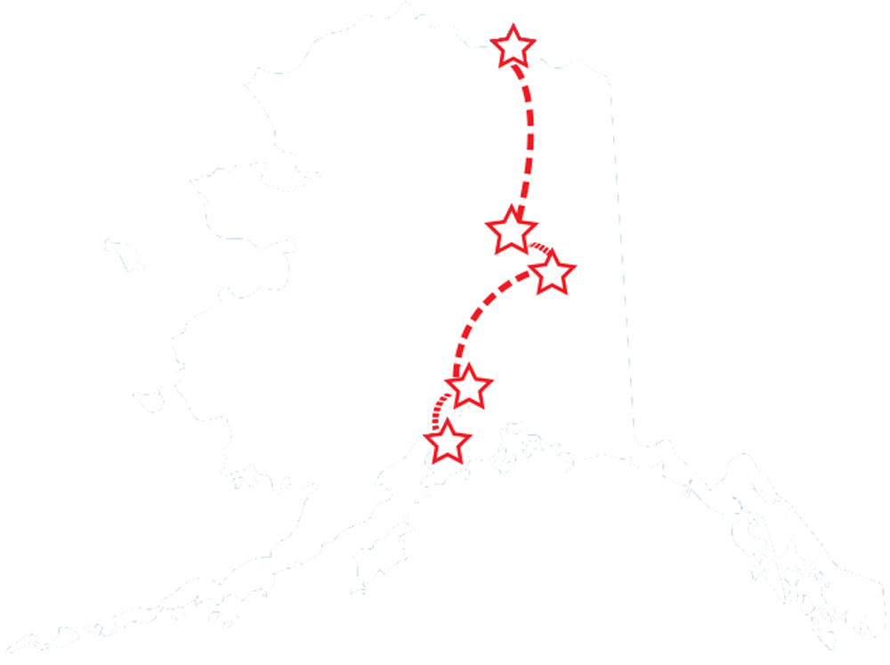 Alaska Map illustration