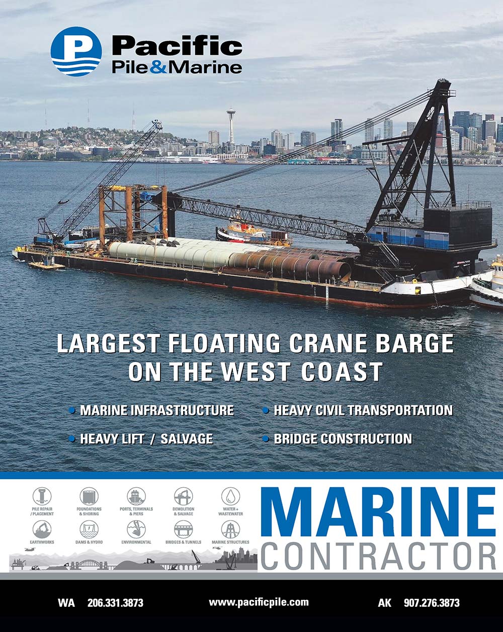 Pacific Pile & Marine Advertisement
