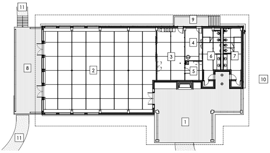 Boathouse floor plan