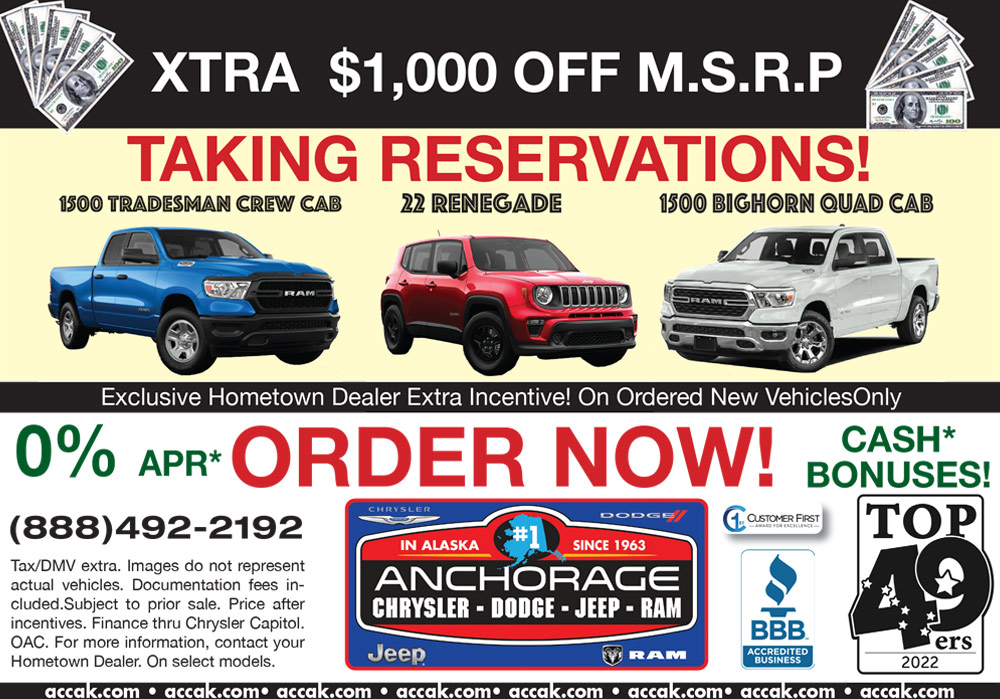 Anchorage Chrysler Dodge Advertisement