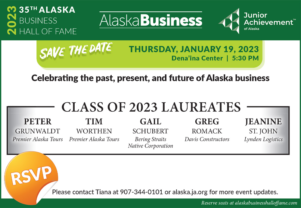 Alaska Business Hall of Fame Advertisement