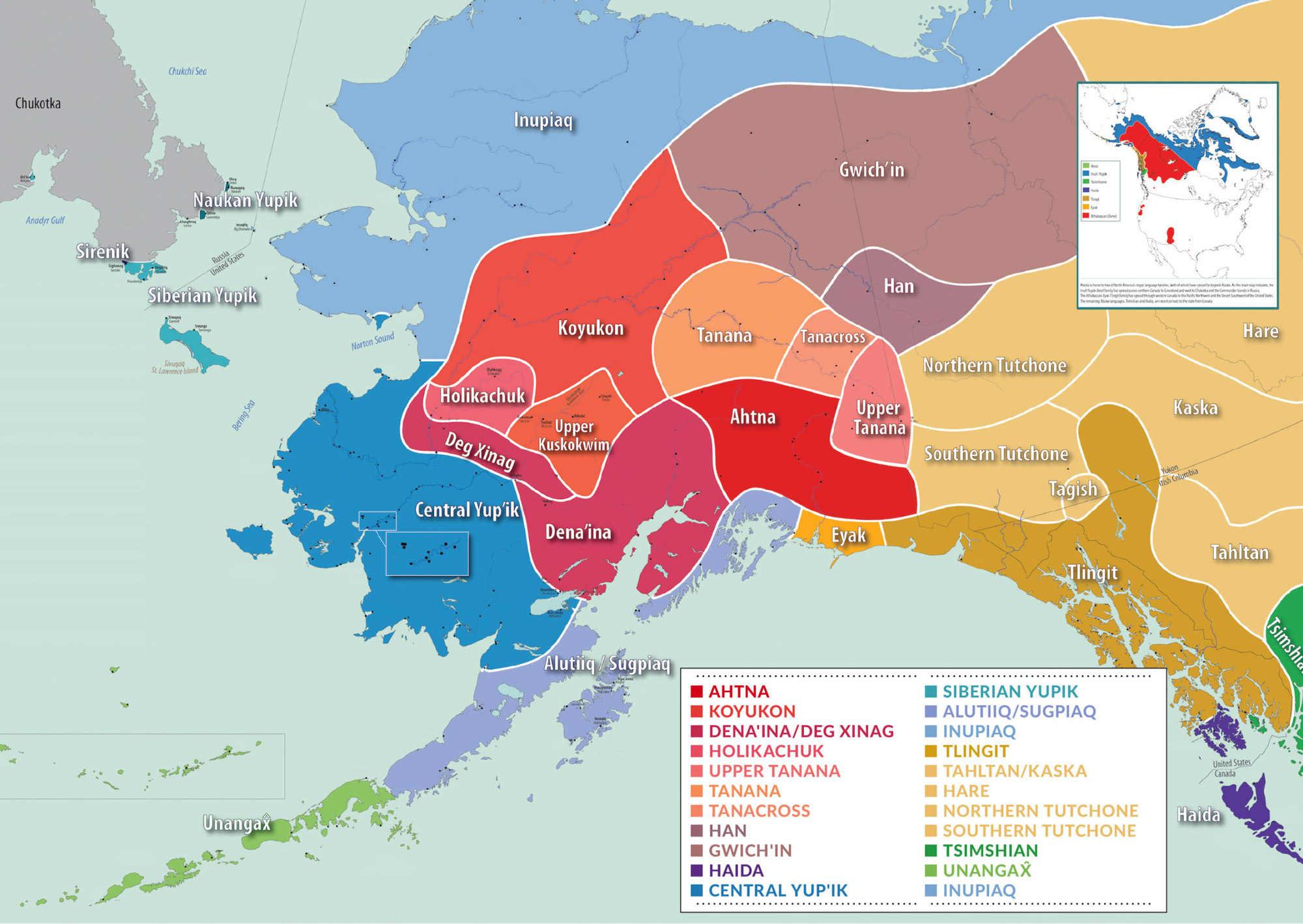 graph of Indigenous Languages of Alaska