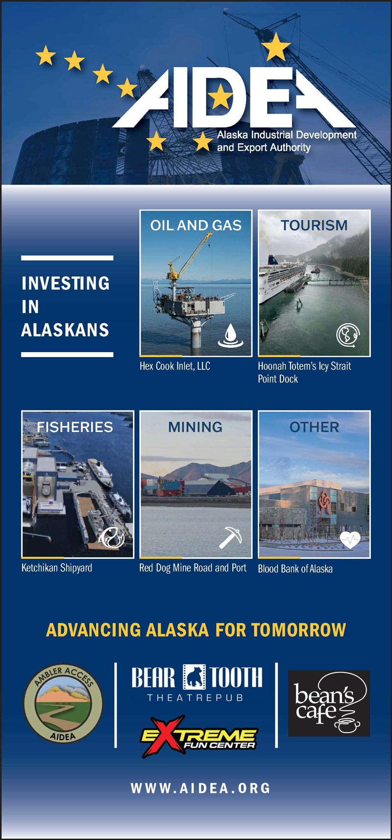 Alaska Industrial Development and Export Authority (AIDEA) Advertisement