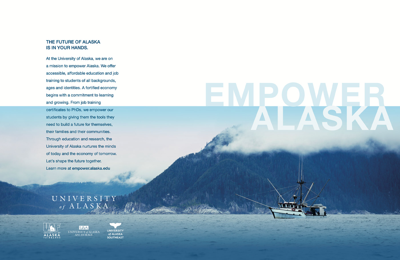 University of Alaska Advertisement