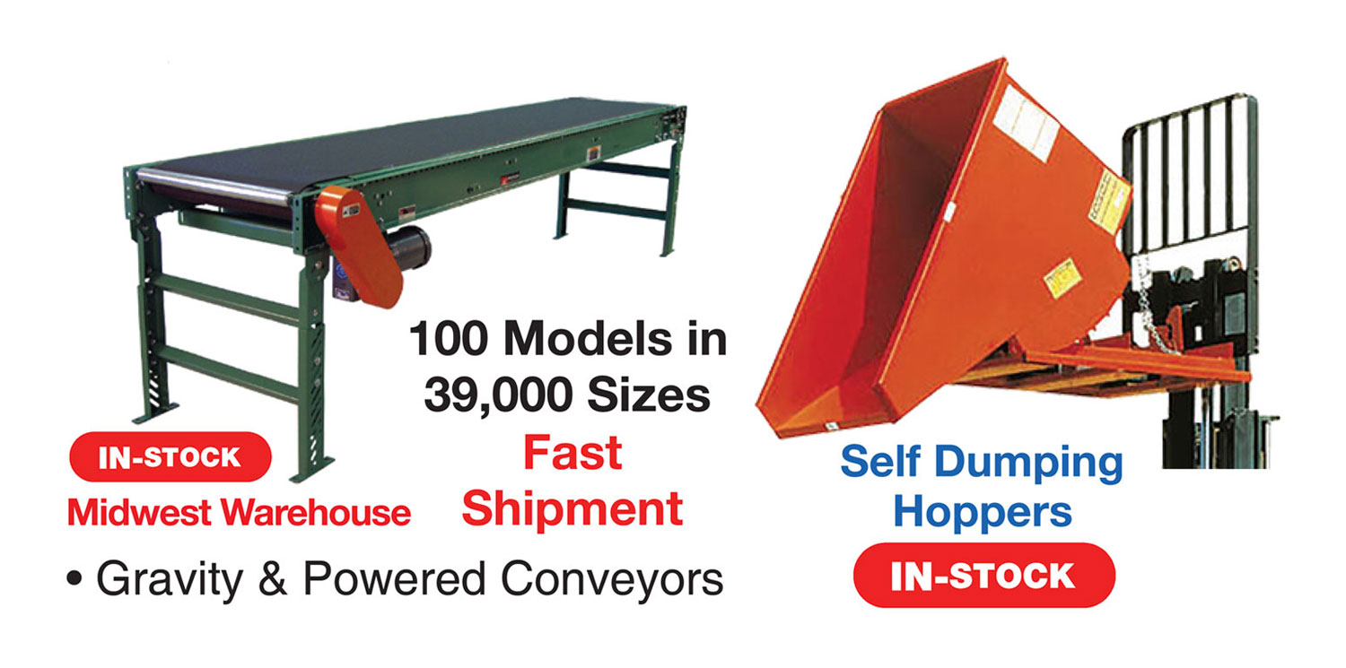 Gravity & Powered Conveyors / Self Dumping Hoppers