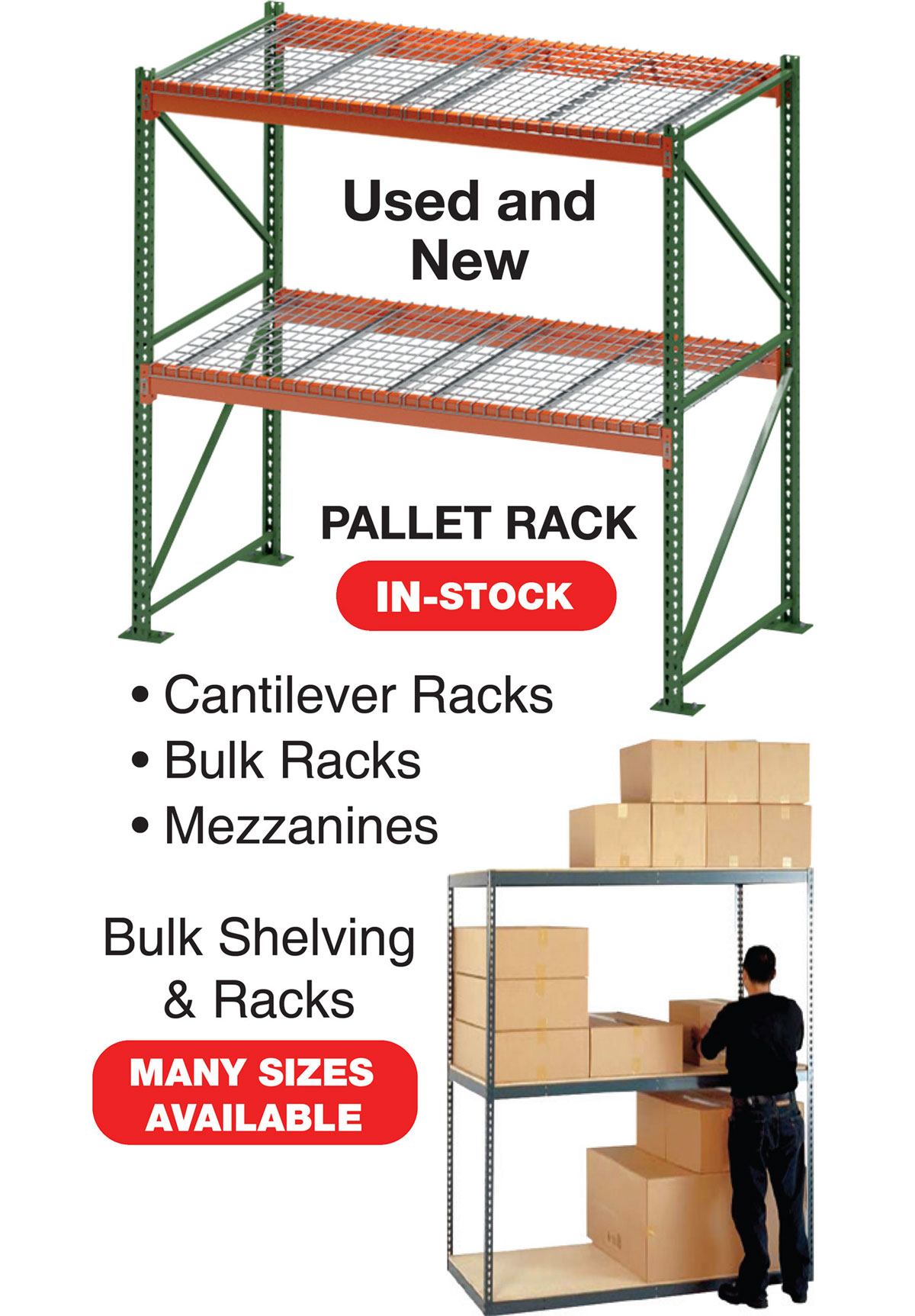 Pallet Rack / Bulk Shelving & Racks