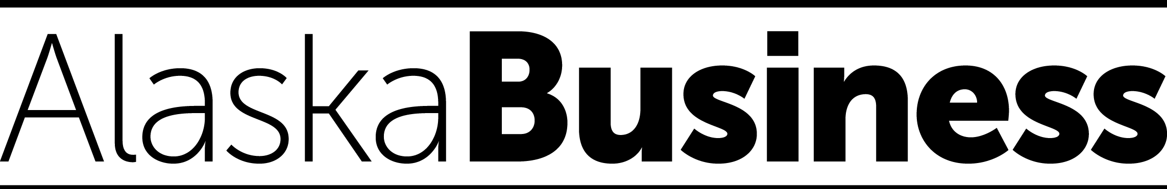 Alaska Business Logo Black