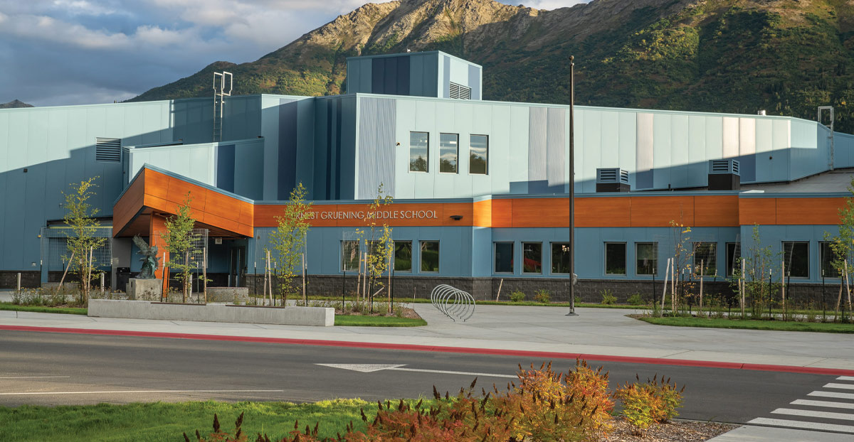 Gruening Middle School Earthquake Recovery