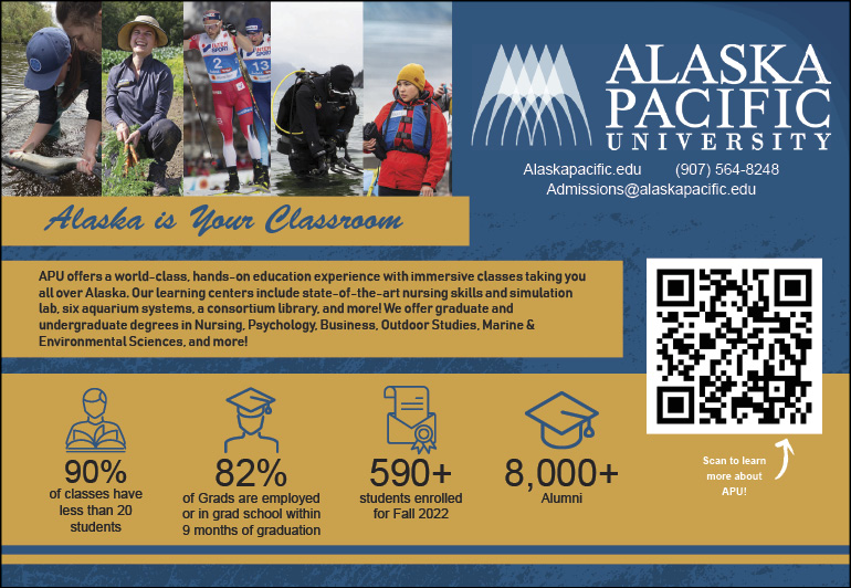 Alaska Pacific University Advertisement