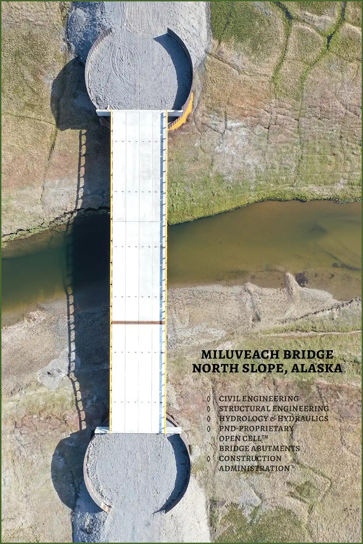 Miluveach Bridge North Slope Alaska
