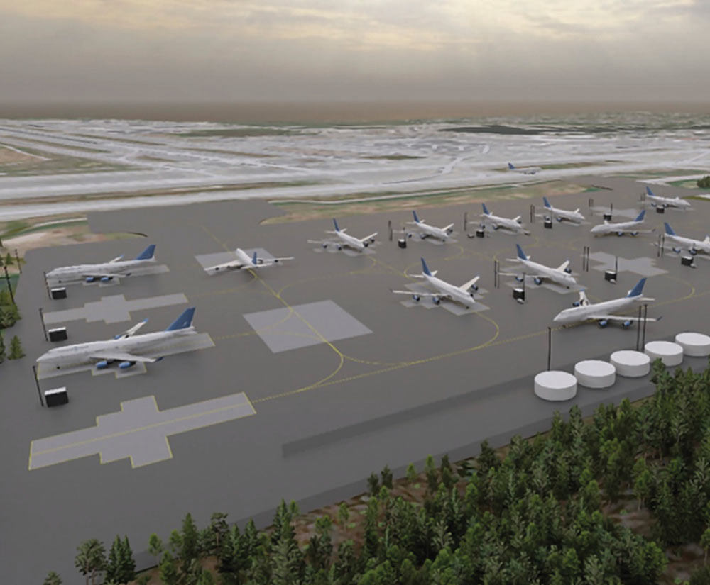 planes on air strip