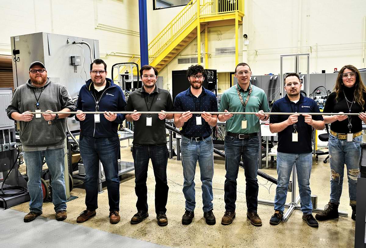 The key to eVinci is incredibly smooth and durable iron-chromium-aluminum alloy pipes. Westinghouse achieved a milestone this year by manufacturing 12-foot heat pipes; the commercial version will be twice as long.