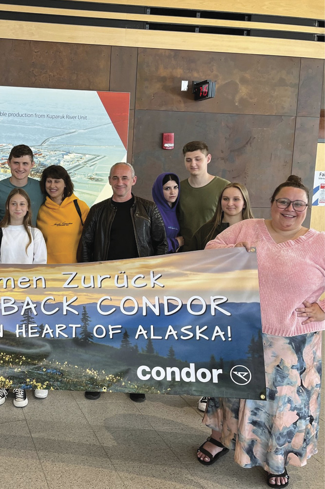 Fairbanks celebrated twenty years of Condor Air’s summer service to Frankfurt, Germany last year