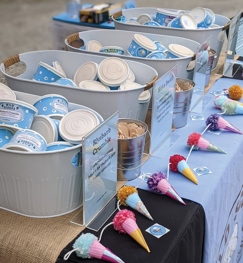 Packaged ice creams