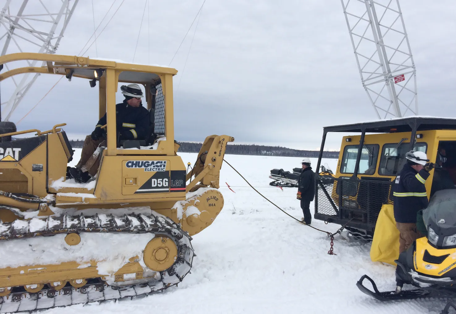 Chugach Electric Association line crews know that the moment they don’t respect the hundreds of thousands of volts in a transmission line, the consequences can be deadly. Maintaining equipment in all weather, in remote locations, further demands that safety measures are an instinctive habit.