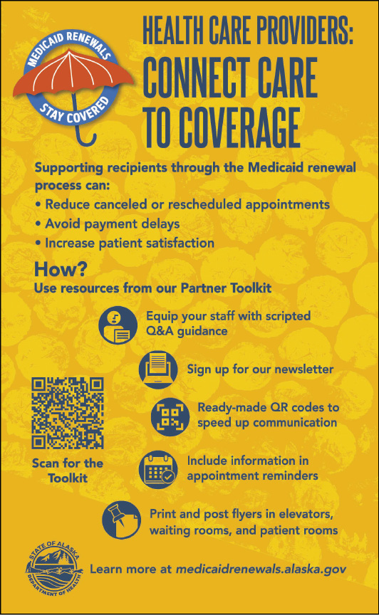 State of Alaska Department of Health Advertisement