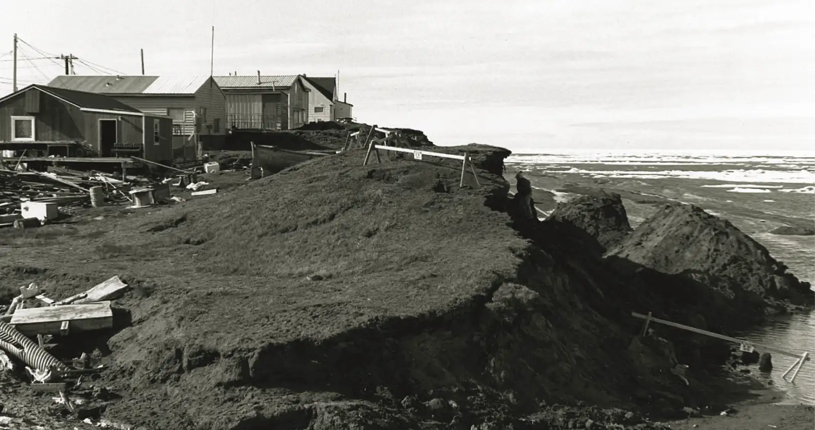 In 1996, a large slump on the coast of Utqiaġvik revealed the remains of a little girl, estimated to be five to eight years old. Renamed Agnaiyaaq (little girl), she was reburied in the town’s new cemetery.