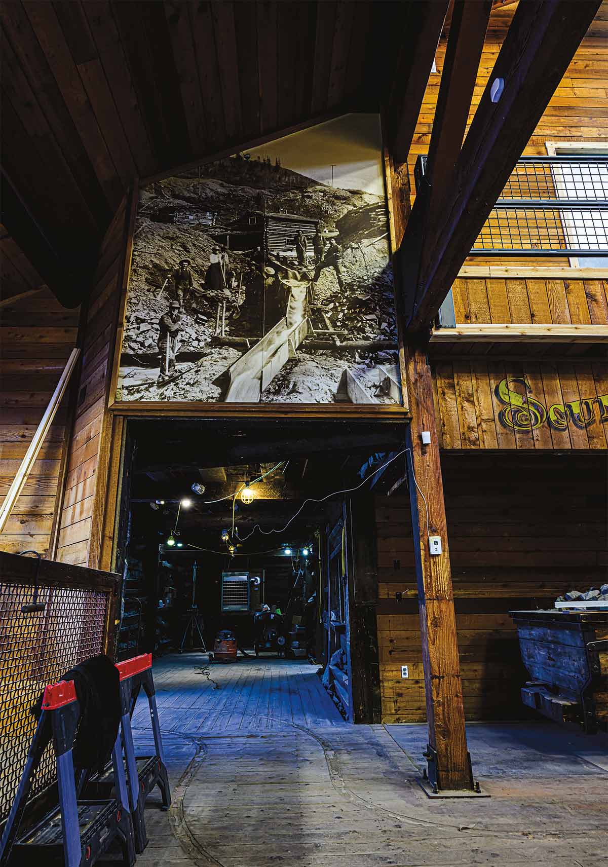 Former Sourdough Mining Company restaurant interior