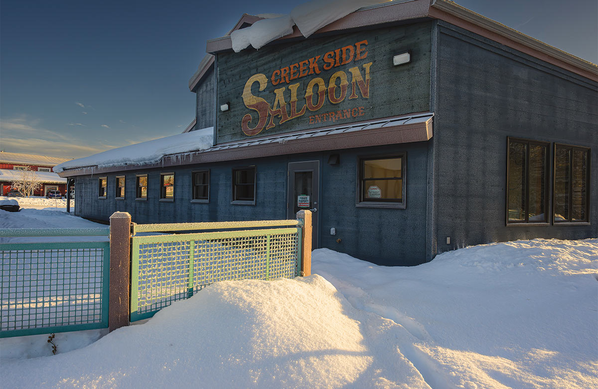 Former Sourdough Mining Company restaurant exterior