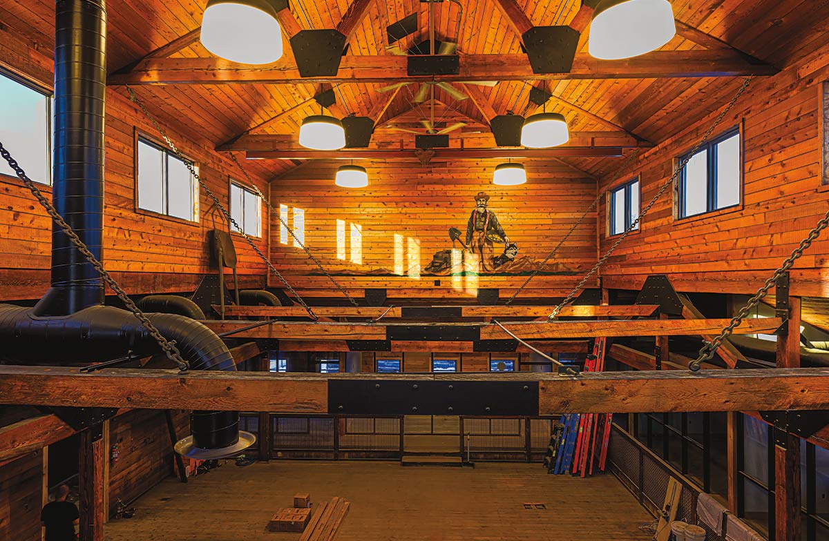 Former Sourdough Mining Company restaurant interior