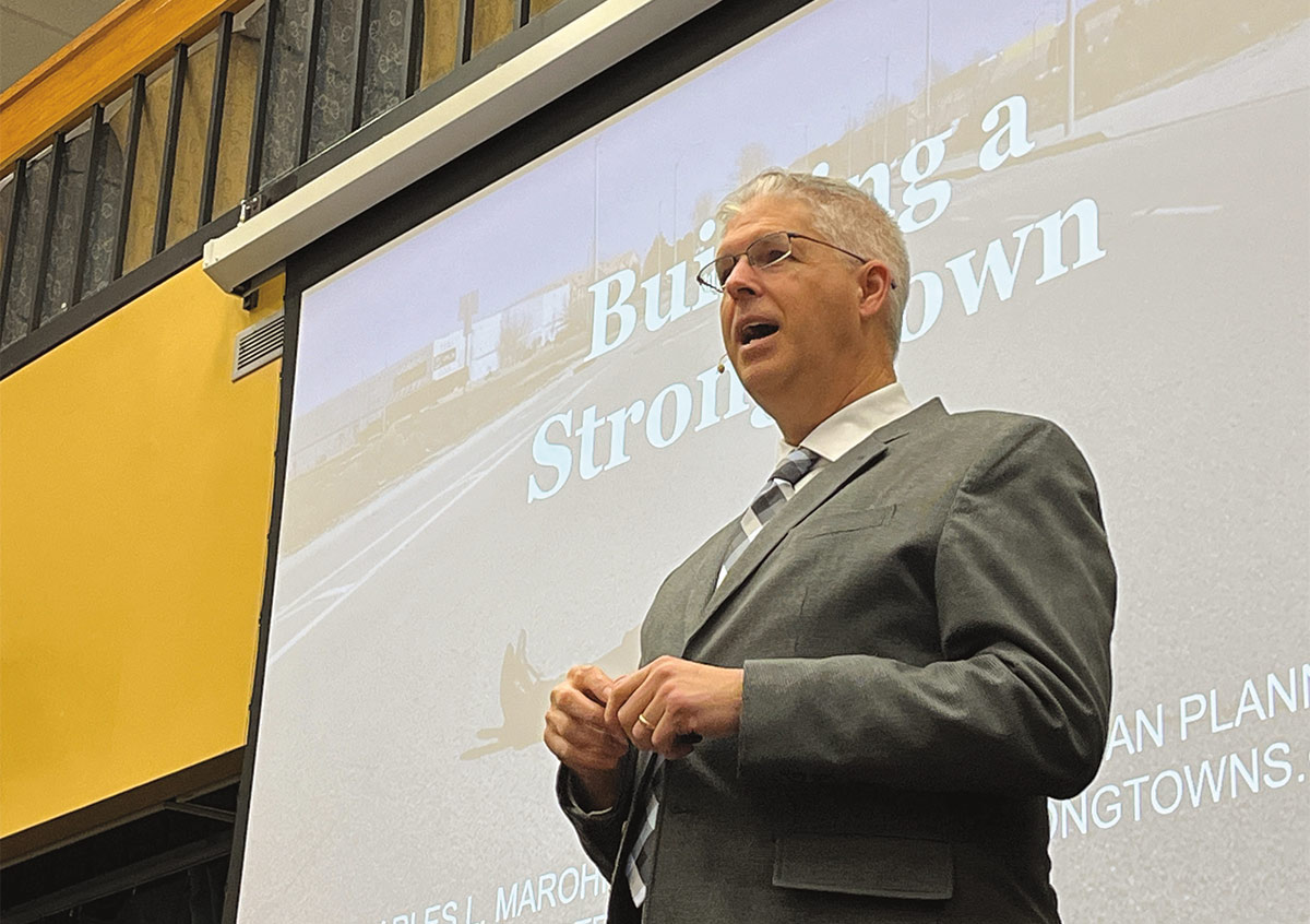 Charles Marohn giving a presentation