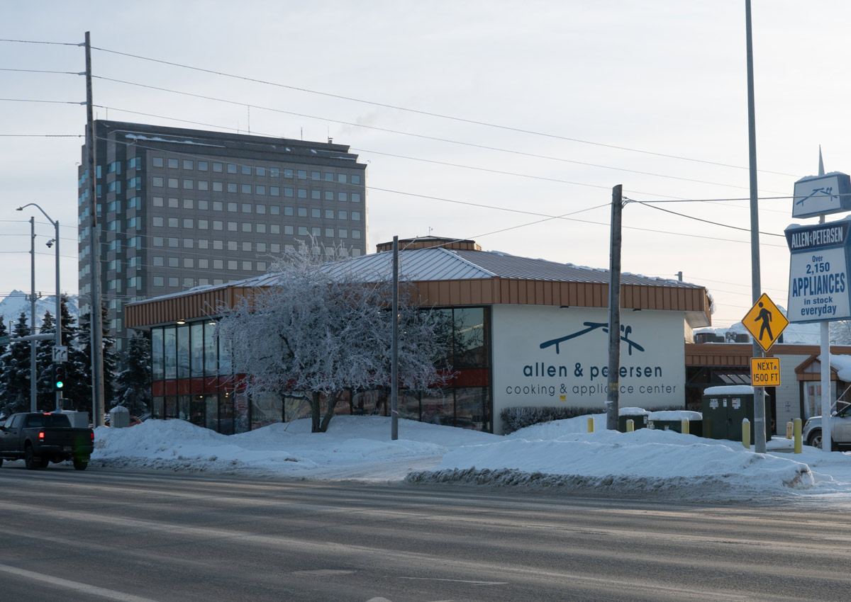 Panhandlers routinely congregate across the street from Allen & Petersen Cooking & Appliance Center, so the owners take an active interest in solving Anchorage's homeless problem.