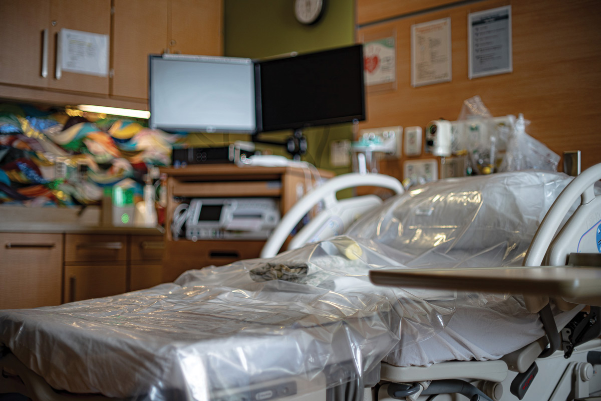 The Samuel Simmonds Memorial Hospital’s mother/baby ward, pre-renovation.