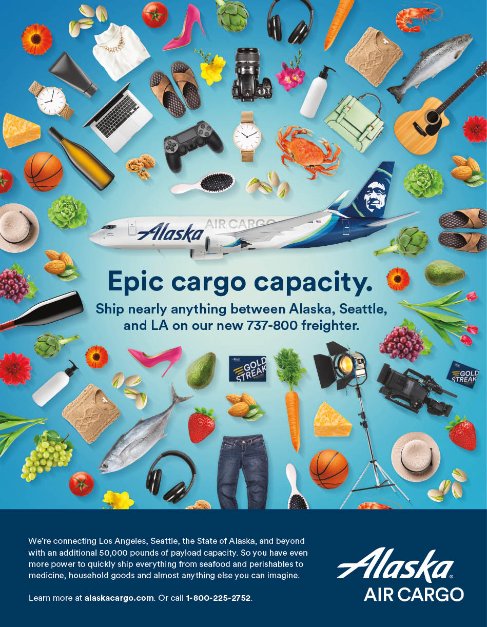 Alaska Air Cargo - Alaska Airlines Advertisement