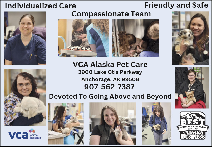 VCA Alaska Pet Care Advertisement