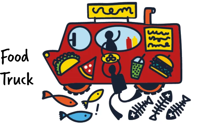 Food Truck Illustration